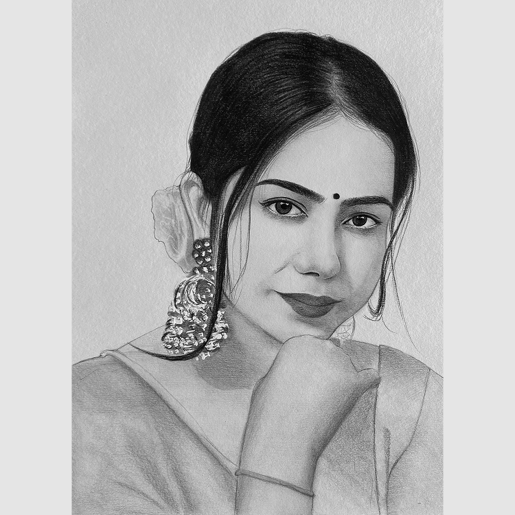 Black & White Pencil Sketch